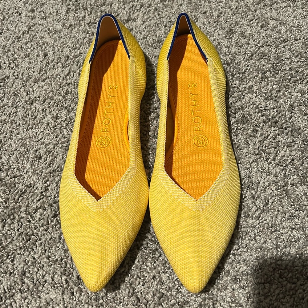 New Sunshine Yellow Rothy’s Points 10